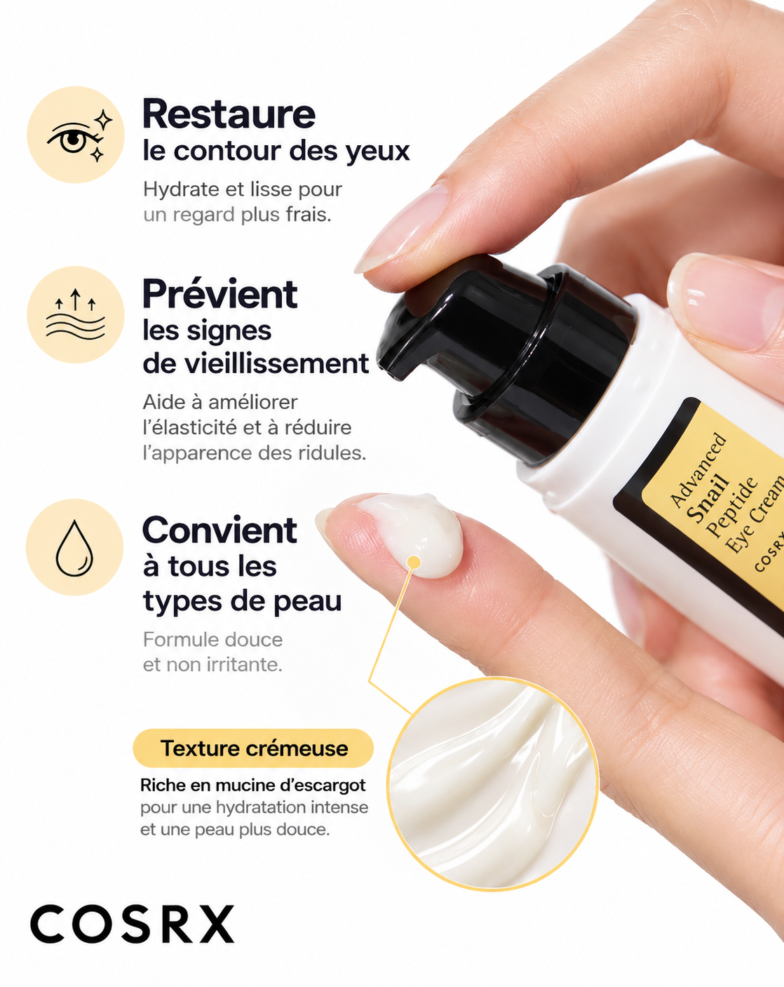 COSRX – Advanced Snail Peptide Eye Cream - 25ml