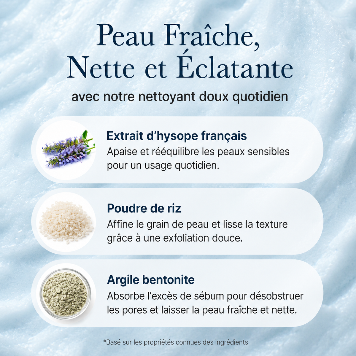 Arencia - Fresh Blue Hyssop Rice Mochi Cleanser - 120g