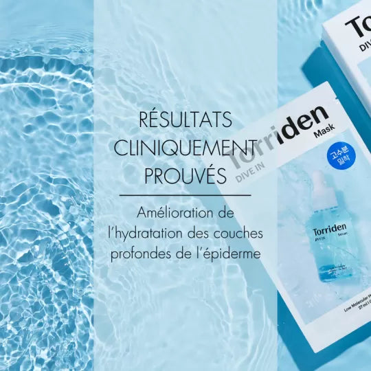 Torriden – Dive-in Low Molecular Hyaluronic Acid Mask