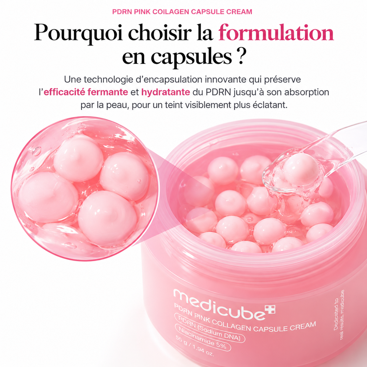 Medicube -  PDRN Pink Collagen Capsule Cream – 55 g