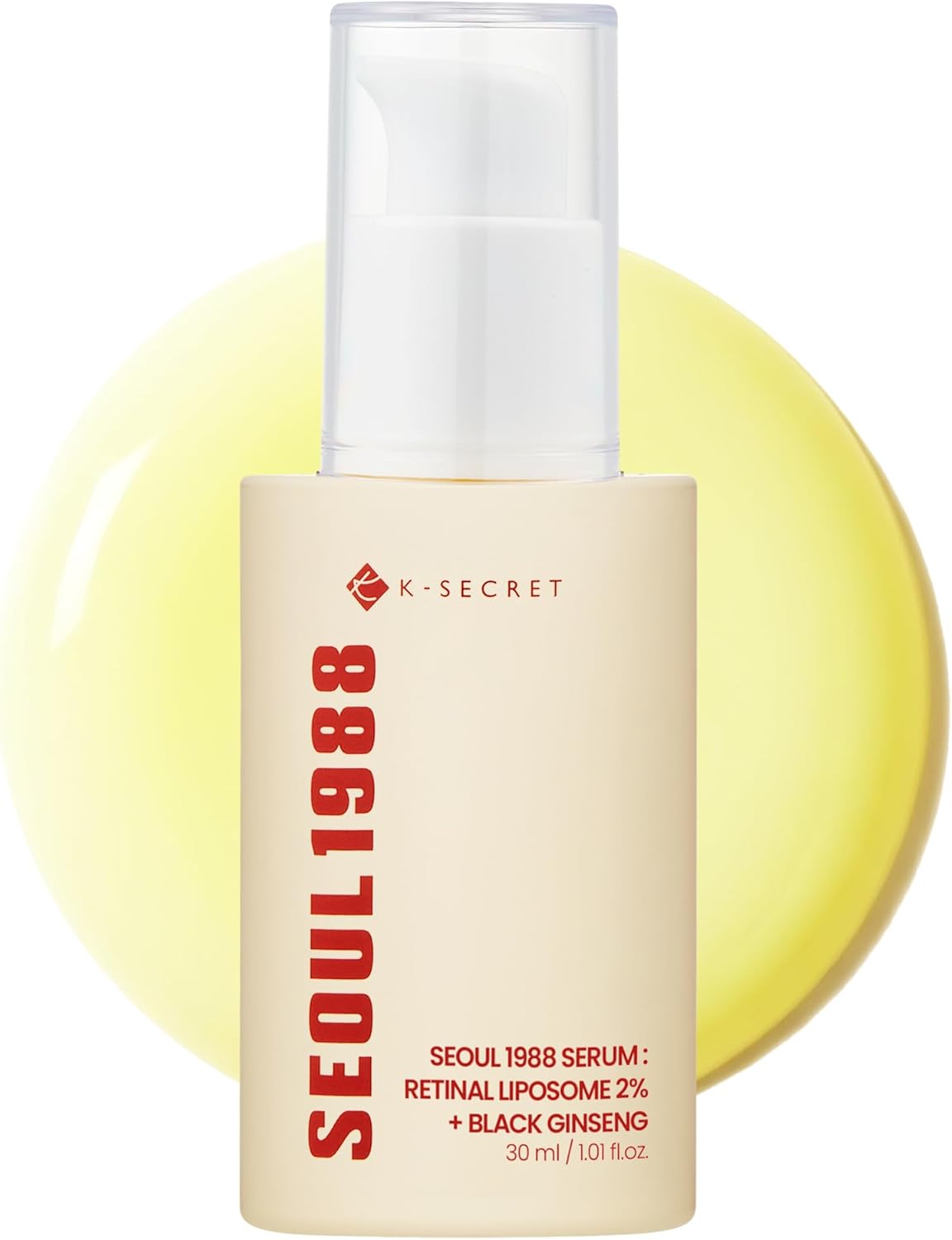 K-SECRET - SEOUL 1988 Serum: Retinal Liposome 2% + Black Ginseng - 30ml