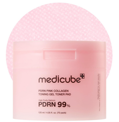 Medicube - PDRN Pink Collagen Toning Gel Toner Pad / 70 pads
