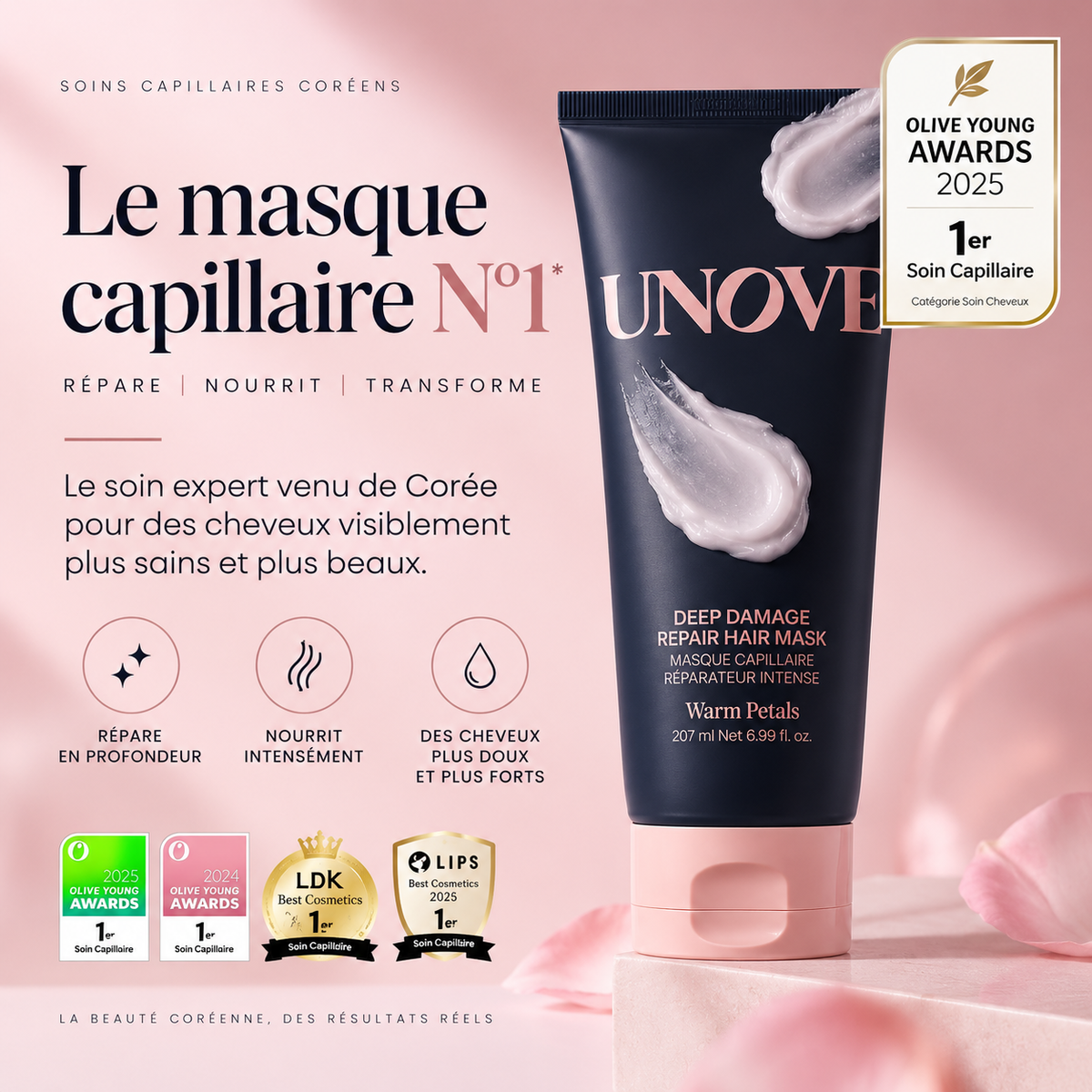 Dr. FORHAIR – UNOVE Deep Damage Treatment EX Tender Bloom-  320ml