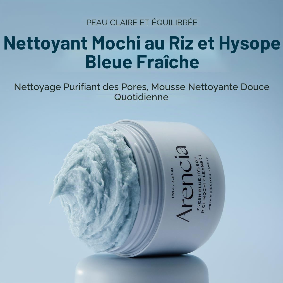 Arencia - Fresh Blue Hyssop Rice Mochi Cleanser - 120g