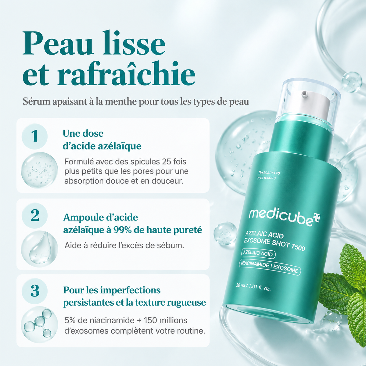 Medicube – Azelaic Acid Exosome Shot Ampoule 7500 - 30ml
